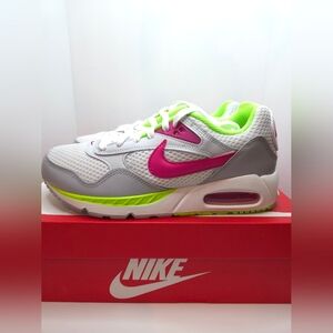 NEW Women's Nike Air Max Correlate Sneaker White Pink Green 511417-163 Size 9W